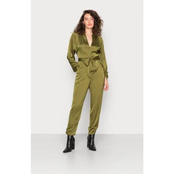 Marciano By Guess Pants - Olive Green Jumpsuit